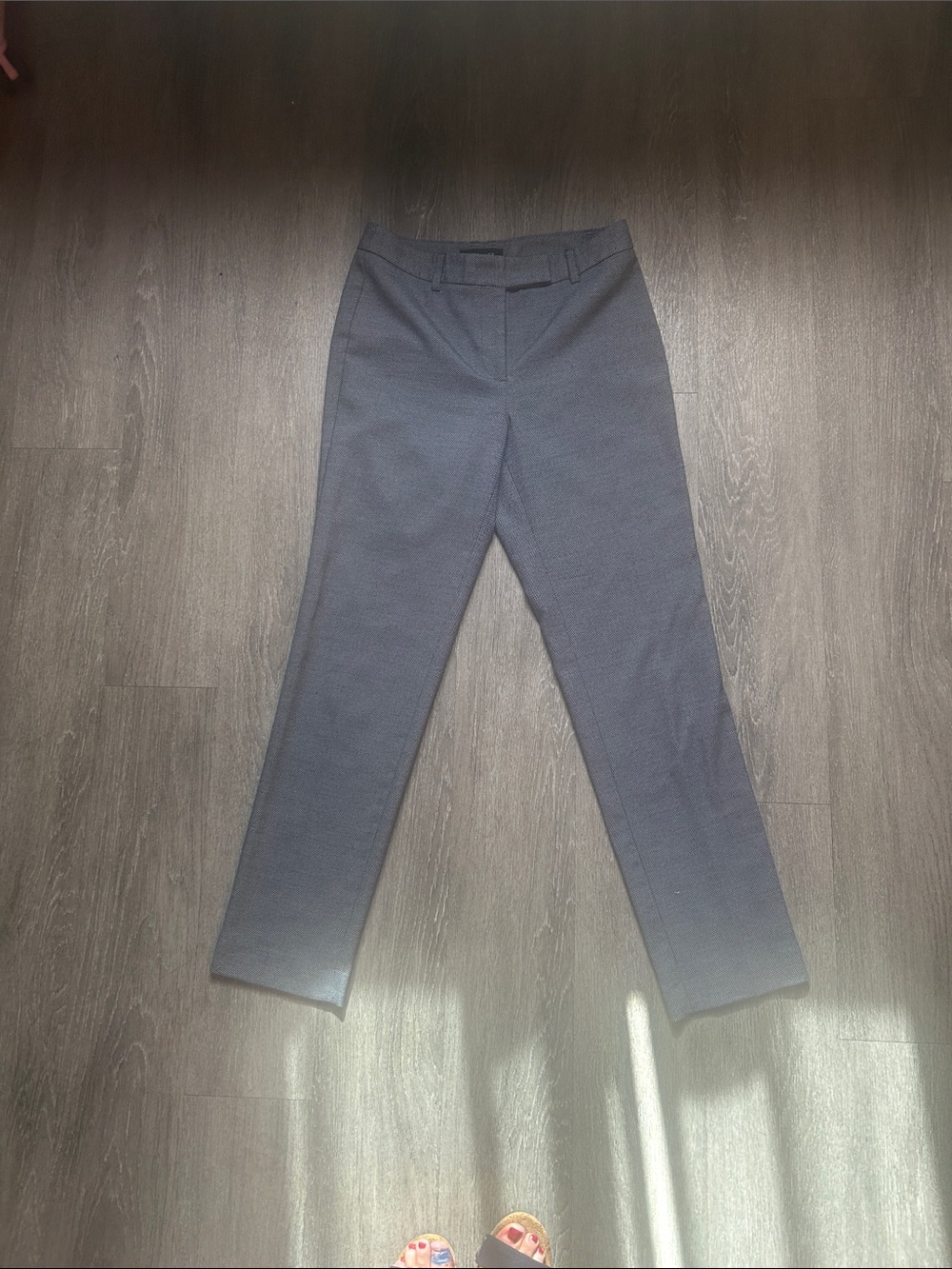 Talbots Women's Straight-Leg Gray Dress Pants
